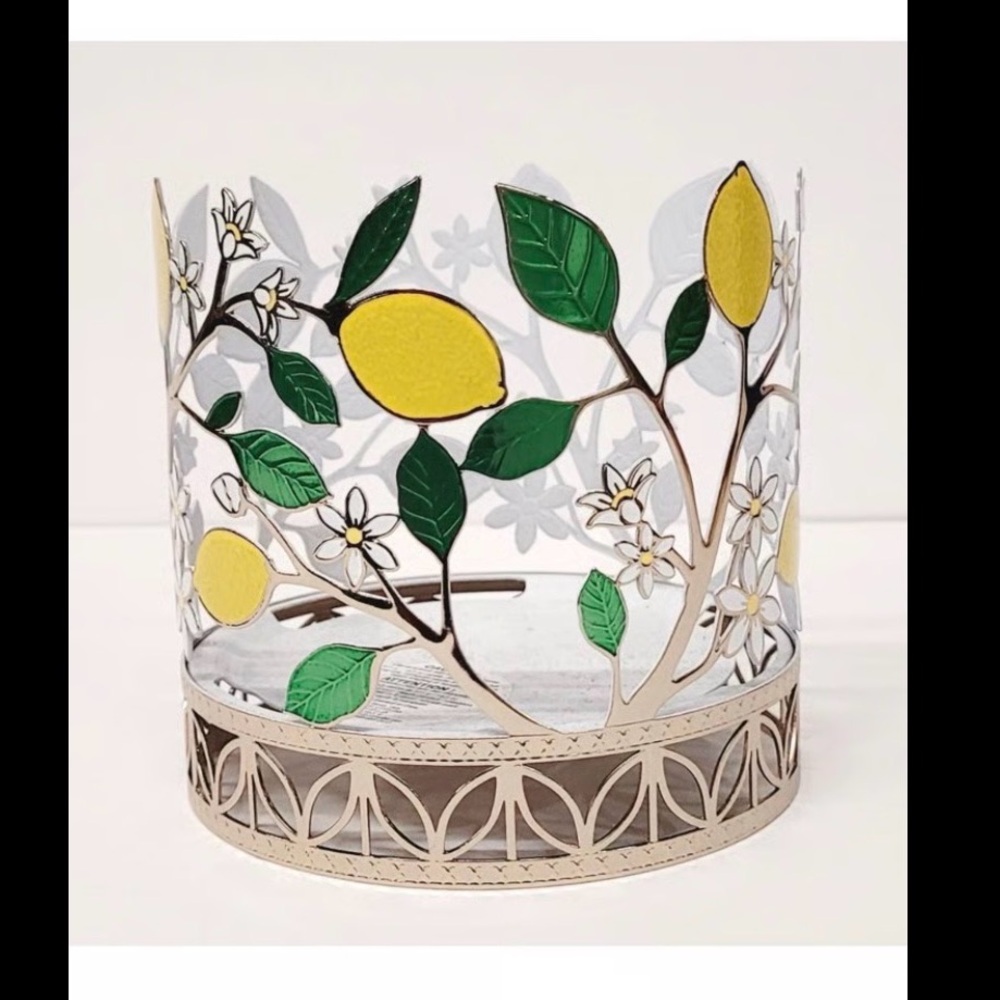 Bath & Body Works Lemon Leaf Candle Holder